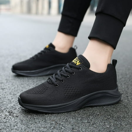 

Yolai Men Sports Shoes New Summer Fashion Color Matching Flat Bottom Non Slip Mesh Breathable And Comfortable Lace Up