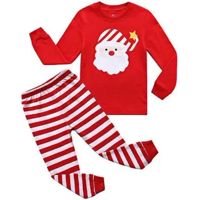 Envío Gratis nuevo Otoño e Invierno de manga larga niños niñas conjunto de pijamas de los niños pijamas de algodón de pijamas conjuntos pijamas Navidades