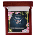 thumbnail image 4 of To My Wife En el día de su Boda Inseparable Necklace, 4 of 20