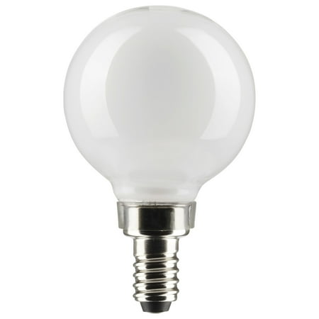 

Satco Lighting S21208 4.5 Watt Dimmable G16.5 Candelabra (E12) Led Bulb - White