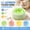 Green, variant on Pet Automatic Water Feeder, Floating Disk Bowl to Keep Chin Dry, Adjustable Stream for Cats and Dogs