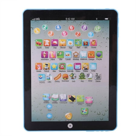 - WALFRONT Kids Children Tablet Pad Electronic Preschool English Learning Educational Teach Toy,Tablet Pad Toy, English Teach Toy