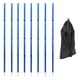 thumbnail image 4 of Palos de entrenamiento de fútbol Palos de entrenamiento de fútbol Palos de práctica de fútbol atlético para baloncesto Mejora la agilidad Manejo del Azul, 4 of 8