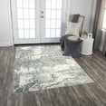 thumbnail image 3 of Alora Decor Glamour 2'7" x 9'6" Cream/Gray/Rust/Blue Power-Loomed Area Rug, 3 of 14