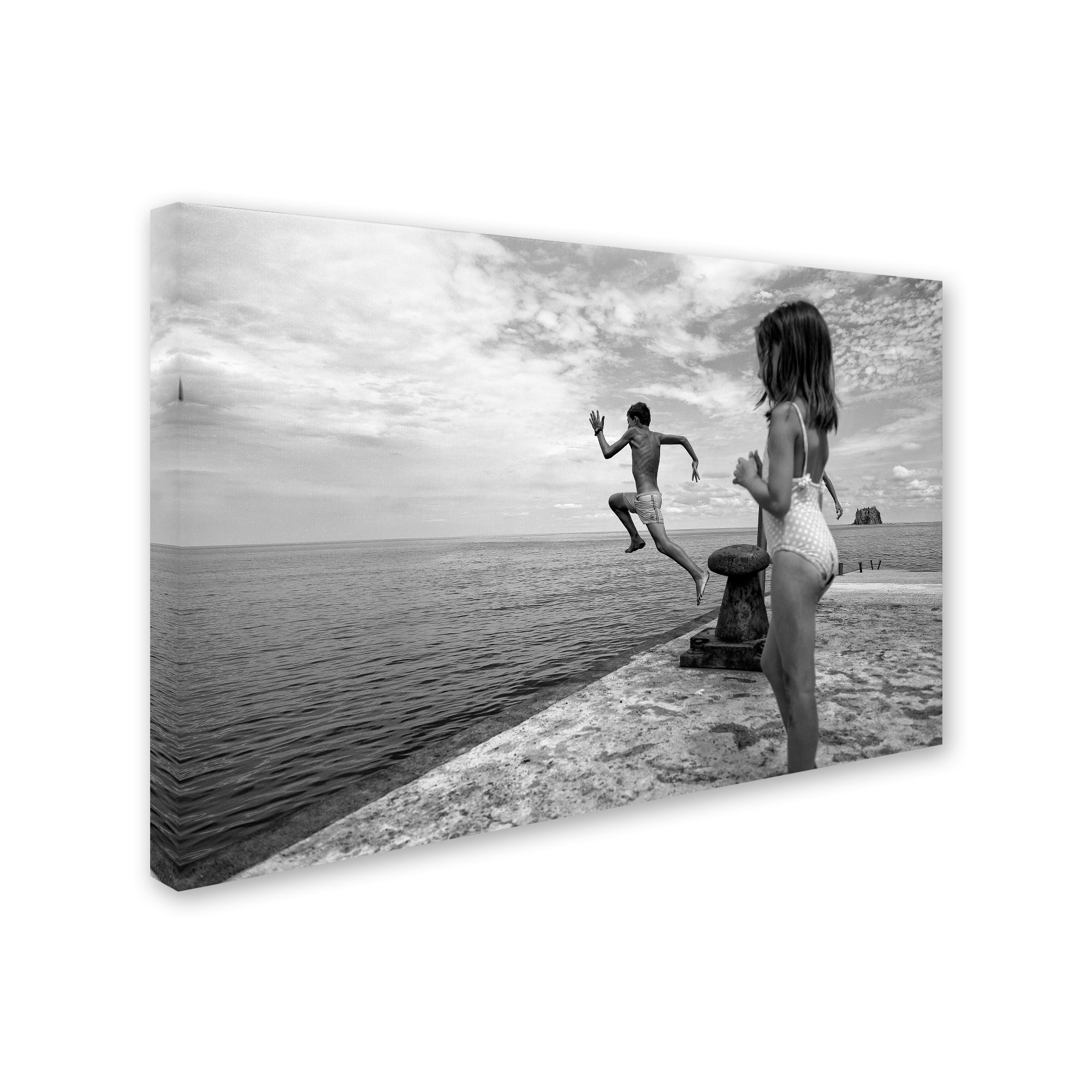 Trademark Fine Art 'Kids' Canvas Art by Lorenzo Grifantini