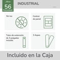 thumbnail image 5 of Ventilador de Techo Hunter Industrial Blanco sin luz 56 pulgadas, 5 of 5