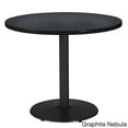 thumbnail image 3 of KFI Studios Mode 3.5' x Round' Dining Table, Crisp Linen, Black Base, 3 of 5
