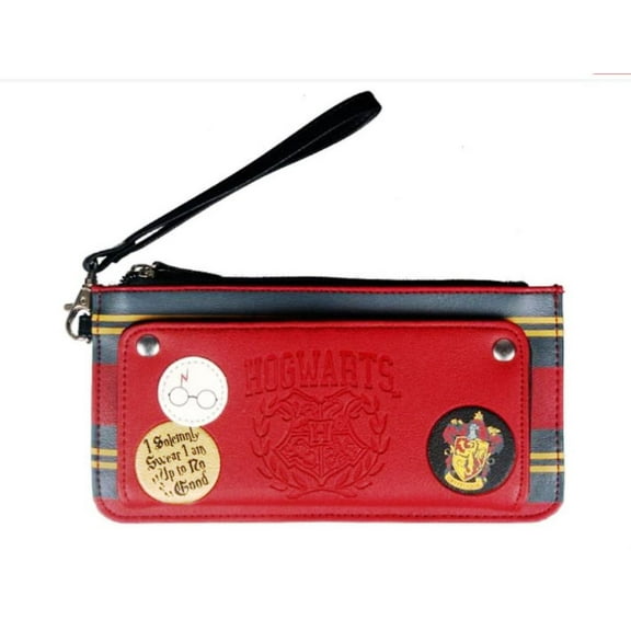 Harry Potter Hogwarts Solemnly Swear Themed Top Zip Clutch Wallet