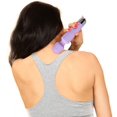 thumbnail image 2 of Rechargeable Personal Massager - Quiet & Waterproof - 20 Patterns & 8 Speeds - Travel Bag Included - Men & Women - Perfect for Tension Relief, Muscle, Back, Soreness, Recovery - Purple, 2 of 6