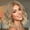 Dark Blonde with Lighter Ends, variant on 14 Inch Brown Highlight Wavy Synthetic Lace Wig for Women, Pre-Cut T-Lace, Shoulder Length