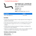 thumbnail image 2 of Upper Radiator Hose - Compatible with 2006 - 2009 Cadillac XLR 4.4L V8 GAS 2007 2008, 2 of 2