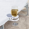 thumbnail image 2 of Mainstays Drink Clip, Blue Stripe, 2 of 5