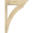 thumbnail image 3 of Ekena Millwork 6"W x 20"D x 28"H Thorton Rough Sawn Traditional Outlooker, Douglas Fir, 3 of 4
