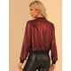 thumbnail image 4 of Disfraz de Navidad Allegra K Chaqueta Bombardero Rojo XL, 4 of 6