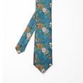 thumbnail image 2 of Necktie, Tropical Flowers Birds, 3.7", Multicolor, by Ambesonne, 2 of 4