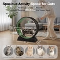 thumbnail image 2 of Ktaxon 31 inch Large Cat Exercise Wheel - Indoor Cat, Cat Treadmill, Cat Running Wheel, Black, 2 of 8