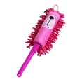 thumbnail image 2 of Hometravel Cute Cartoon Chenille Duster, Soft Feather Cleaning Brush for Dusting Shelves, Cars, Home Surfaces, Washable Reusable Duster with Long Handle, Colorful, 2 of 6