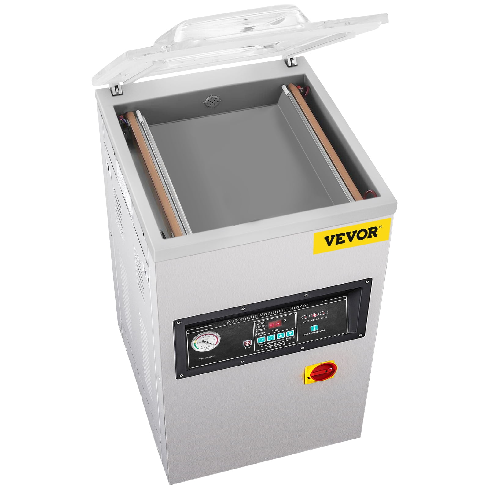 VEVOR Vacuum Sealer Double Chamber Vacuum Packaging Machine 24x18 inch Bars