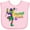 AD-Pink, variant on Inktastic Mardi Gras jester celebration Boys or Girls Baby Bib