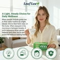 thumbnail image 3 of LeafLea 40 Green Tea Bags, 100% Natural & Pure from Green Tea Leaves, Smooth & Refreshing, Everyday Wellness with Natural Caffeine Content, 3 of 9