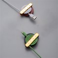 thumbnail image 4 of 2 piezas de montaje en pared, gestión de cables, organizador de cables para dormitorio, soporte de Clip para Cable de alimentación, accesorios Almacenamiento y organización del hogar Verde Bearachild HA059324-02, 4 of 6