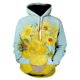 thumbnail image 3 of Sudadera con capucha con estampado 3D de pintura al óleo de Van Gogh con noche estrellada para mujeres y hombres, sudaderas holgadas de gran tamaño para hombres, sudaderas para hombres, 3 of 5