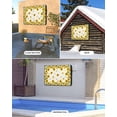 thumbnail image 2 of Outdoor TV Cover 60 to 65 Inch Weatherproof, Farmhouse Sunflowers Floral Print Waterproof TV Screen Protector for Outside Decor with Zipper and Pocket 58"L x 37"H , Beige, 2 of 7