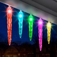 thumbnail image 3 of Gemmy Lightshow Christmas Lights 24.5' Color Motion Icicle Lights, 3 of 3