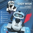 thumbnail image 4 of RC Robot Jouets Infrarouge Télécommande Geste Détection Musique Chanson Danse Robots Intelligents avec Yeux LED Cadeaux d'Anniversaire pour les Garçons de 5 Ans et Plus (Rose), 4 of 6