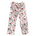thumbnail image 1 of Tecknad HelloKitty Flanell Pyjamas Plysch och tjock isoleringspyjamas för kvinnor - White, 1 of 1