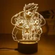 thumbnail image 3 of Luz de noche LED 3D de Anime Naruto para niños, figuras de Anime de juguete, modelo Uzumaki Kakashi, lámpara de mesita de noche para decoración de dormitorio, regalo de cumpleaños para niños, 3 of 5