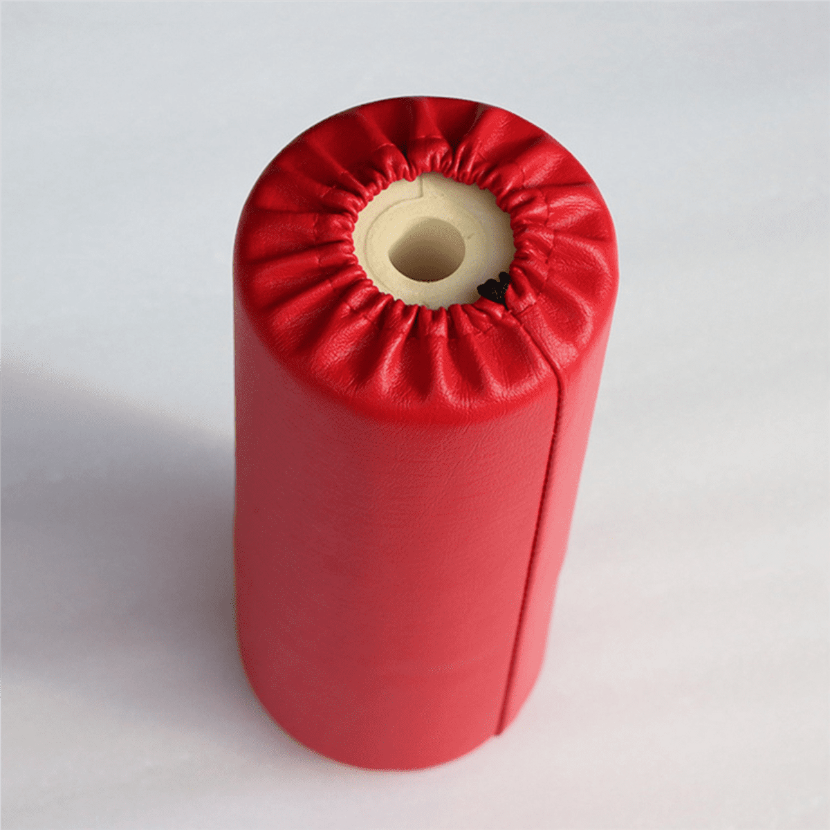 2X PU Leather Foam Foot Pad Sponge Roller Support Workout Exercise Equipment for Home Gym Weight Bench Workout Machine,2 x Foam Foot Pad Roller for Fitness Equipment,Red