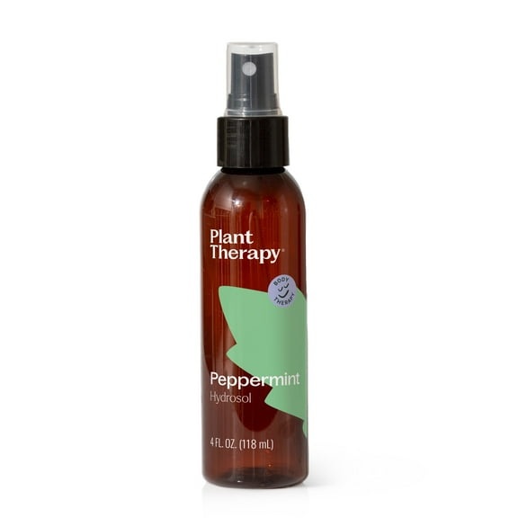 Plant Therapy Peppermint Hydrosol Flower Water, By-Product of Essential Oils 4 oz