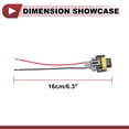 thumbnail image 5 of Unique Bargains 1 Pcs Wiring Harness for GMC 700R4 T5 4L60E 1990-1996 Sensor Harness Adapters No.12085498/88987187 2 Pin 16gauge, 5 of 6