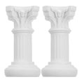 thumbnail image 5 of WEUVEB Pillars European Style Roman Pillar Statue White Synthetic Resin 2Pcs Wedding Photography, 5 of 9