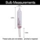 thumbnail image 2 of Bombillas de repuesto EbaokuUp, 100 unidades, rojas, 2,5 V, Navidad, 2 of 6