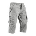 thumbnail image 7 of Men's Cargo Shorts Jogger with Pocket Mens Hiking Shorts Relaxed Fit Summer Men Clothing, 7 of 7