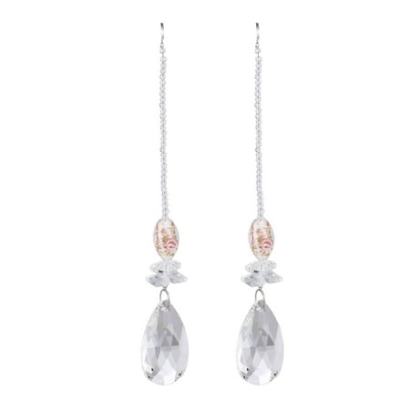 

Hemoton Crystal Chandelier Prisms Suncatcher Crystals Window Chakra Pendants Glass Ornament Ball Balls Clear Hanging Pendant