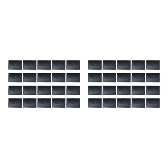 Sobres de Papel Kraft Advancent 50 Piezas Negro Carbón 155*105mm (M)
