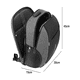 thumbnail image 3 of Mochila Impermeable Antirrobo Negra Gris, 3 of 5