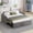 Gray, variant on Harper & Bright Designs Twin Size Daybed with Extended Pop Up Trundle, Upholstered Sofa Bed Daybed, Twin to King Space-Saving Daybed Frame for Guest Room Bedroom, Gray
