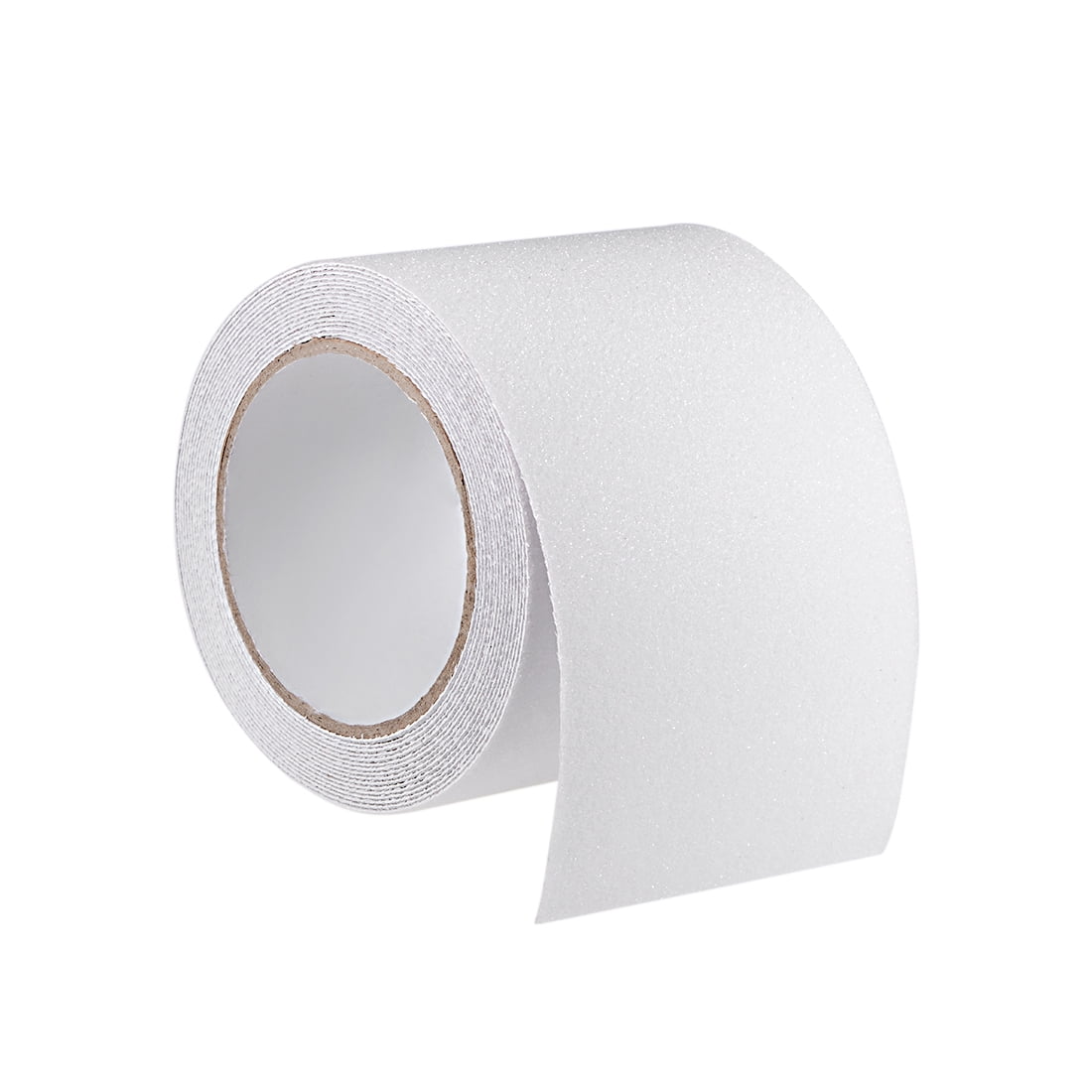 Uxcell Anti Slip Grip Tape 80 Grit Frosted Surface PVC Warning Tape Waterproof for Steps, 16 Ft x 4 Inch Clear