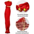 thumbnail image 4 of 100 Pcs Melon Nets,17.7" Watermelon Nets with Drawstring, Vegetable Hammock Storage Mesh Bags, Fruit Hammock for Kitchen Reusable Melon Hammock for Hanging Honeydew Melon, Cucumbers, 4 of 6