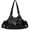 black, variant on Women Shoulder Bag Vintage Punk Goth Fashion Designer Pu Leather Tote Bag Large Capacity Rivet Motorcycle Handbag