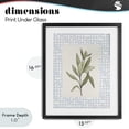 thumbnail image 4 of Stupell Industries Transitional Leafy Fresh Herb Black Framed Print Under Glass, 13 x 16, by Diannart, 4 of 8