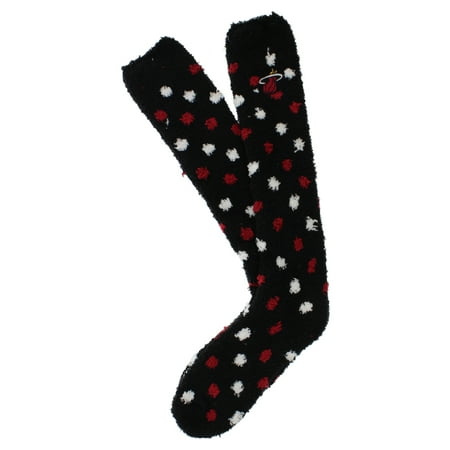 

FBF Originals Womens Miami Heat Sleepsoft Polka Socks Black M Color: Black/Red/White