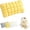 Yellow, variant on Cooling Marshmallow  Pillow, Quilted Cloud-Loft Design for Side, Back & Stomach Sleeper, Cool-Touch Fluffy Pillow for Adults with High-Resilience Neck Support, Breathable Washable