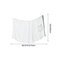 thumbnail image 3 of Qonioi Women’s Adjustable Wearable Bath Towel Wrap, Sarong with Pockets for Beach Pool, Quick-Dry Cover-Up for Shower Swim, White, 3 of 6