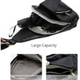 thumbnail image 4 of YOMYM Womens Sling Bags PU Leather Small Crossbody Sling Backpack Fashion Chest Bag Sling Bag for Women Travel, 4 of 7
