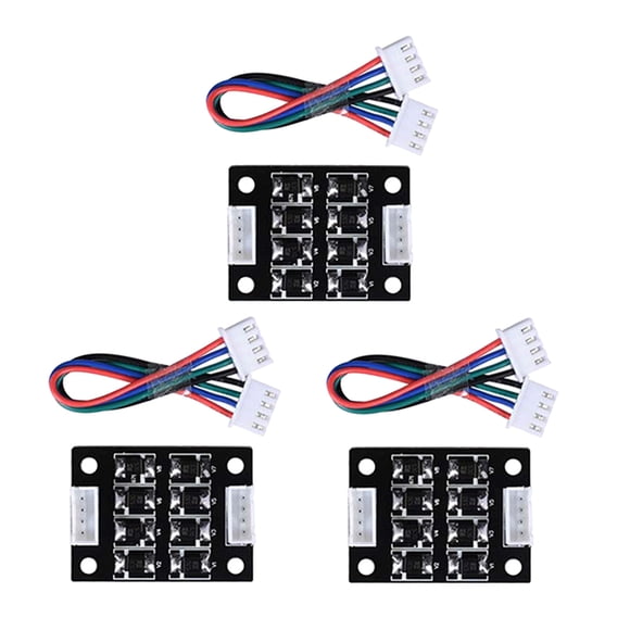 EeaseMX Módulo adicional de suavizado para impresora 3D (3 piezas), protector de barra escalonada, juego de herramientas de reducción de vibraciones